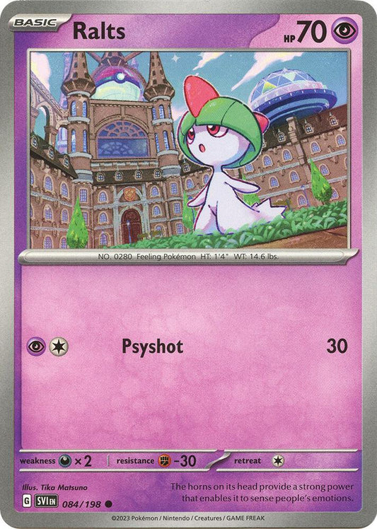 Ralts - 084/198 084/198 Common Scarlet & Violet Base Set Pokémon card