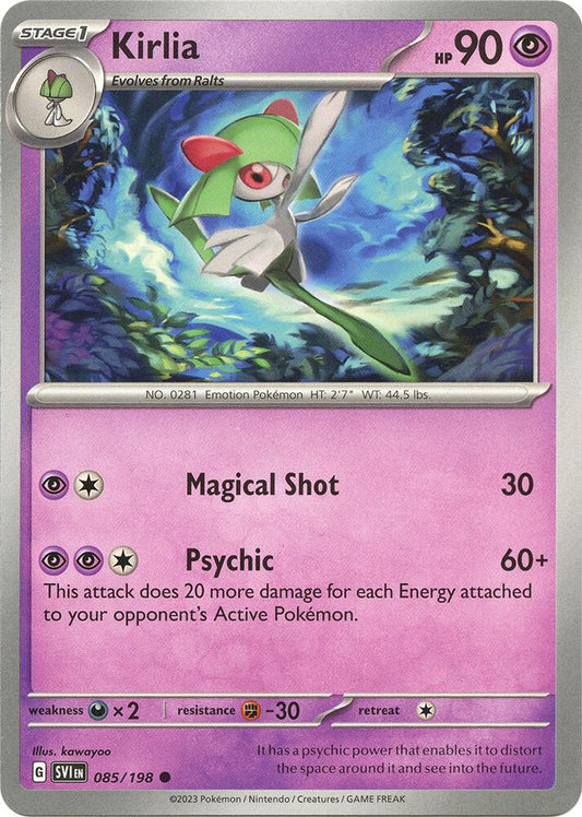 Kirlia - 085/198 085/198 Common Scarlet & Violet Base Set Pokémon card