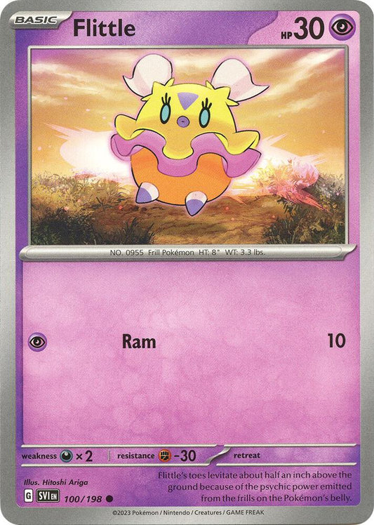Flittle - 100/198 100/198 Common Scarlet & Violet Base Set Pokémon card