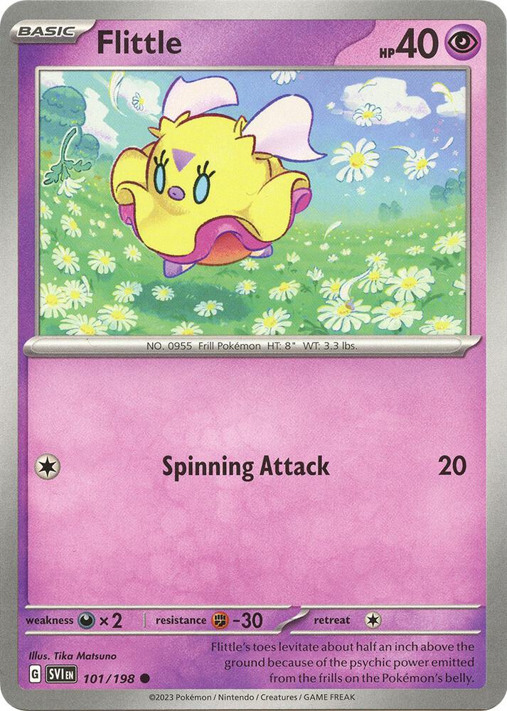 Flittle - 101/198 101/198 Common Scarlet & Violet Base Set Pokémon card