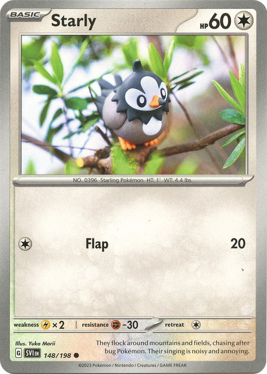 Starly - 148/198 148/198 Common Scarlet & Violet Base Set Pokémon card
