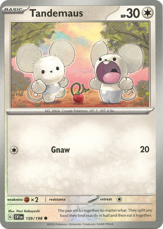 Tandemaus - 159/198 159/198 Common Scarlet & Violet Base Set Pokémon card
