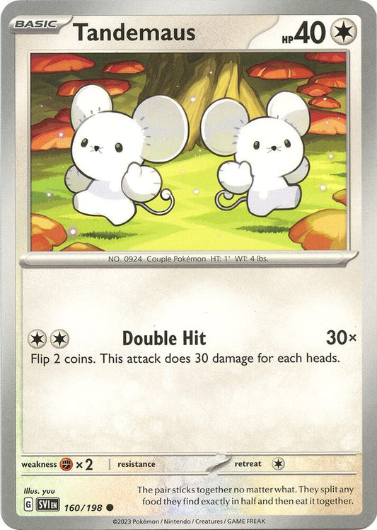 Tandemaus - 160/198 160/198 Common Scarlet & Violet Base Set Pokémon card