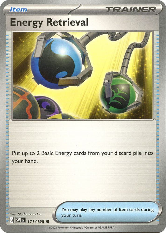 Energy Retrieval 171/198 Common Scarlet & Violet Base Set Pokémon card