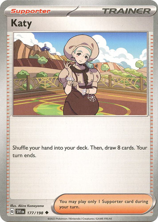 Katy - 177/198 177/198 Uncommon Scarlet & Violet Base Set Pokémon card