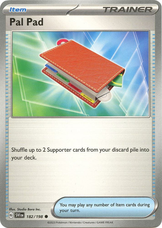 Pal Pad - 182/198 Common SV01: Scarlet & Violet Base Set