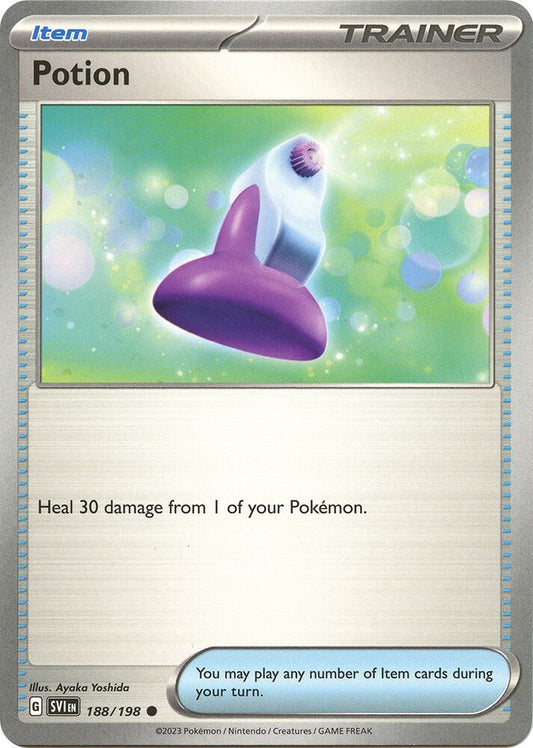 Potion 188/198 Common Scarlet & Violet Base Set Pokémon card