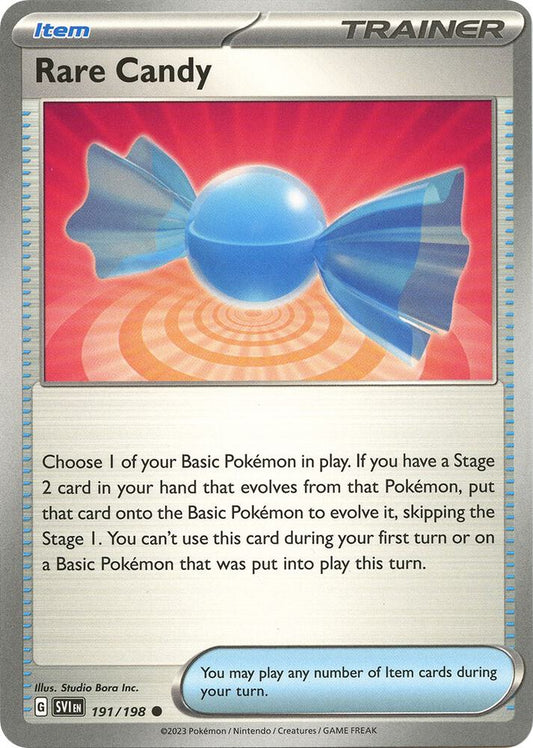 Rare Candy - 191/198 191/198 Common Scarlet & Violet Base Set Pokémon card