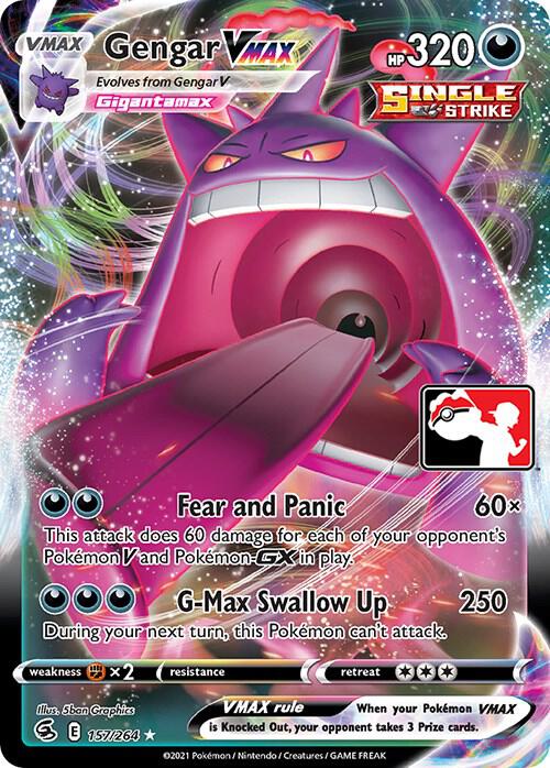 Gengar VMAX - 157/264 Ultra Rare Prize Pack Series Cards