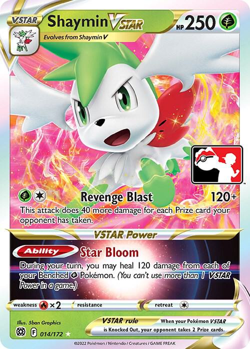 Shaymin VSTAR - 014/172 Ultra Rare Prize Pack Series Cards