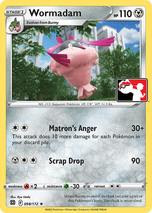Wormadam (098) - 098/172 Rare Prize Pack Series Cards
