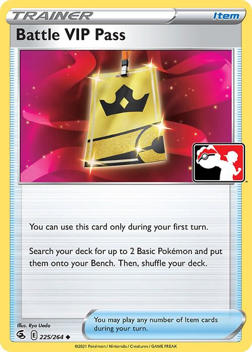 Battle VIP Pass - 225/264 Uncommon Prize Pack Series Cards