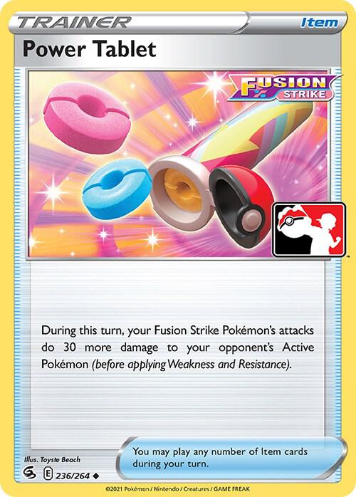 Power Tablet - 236/264 236/264 Uncommon Prize Pack Series Cards Pokémon card