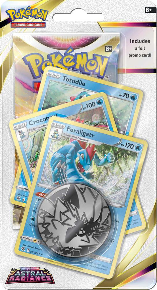 Astral Radiance Premium Checklane Blister [Feraligatr] - SWSH10: Astral Radiance