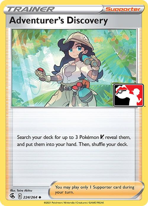 Adventurer's Discovery - 224/264 224/264 Uncommon Prize Pack Series Cards Pokémon card