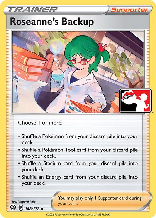 Roseanne's Backup - 148/172 148/172 Uncommon Prize Pack Series Cards Pokémon card