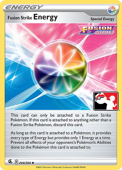 Fusion Strike Energy - 244/264 244/264 Uncommon Prize Pack Series Cards Pokémon card
