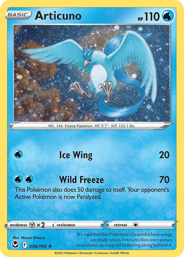 Articuno (Cosmos Holo) 036/195 Promo Miscellaneous Cards & Products Pokémon card
