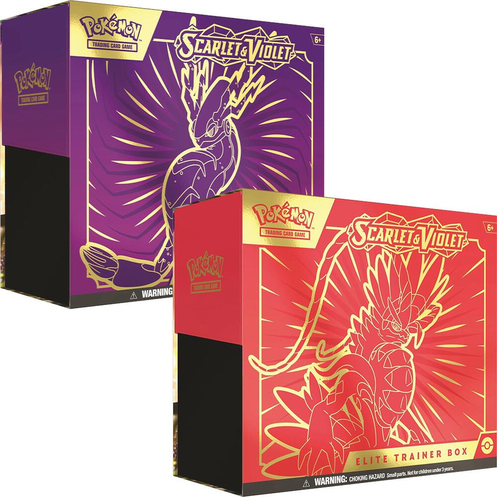 Scarlet & Violet Elite Trainer Boxes [Set of 2] Scarlet & Violet Base Set Pokémon card