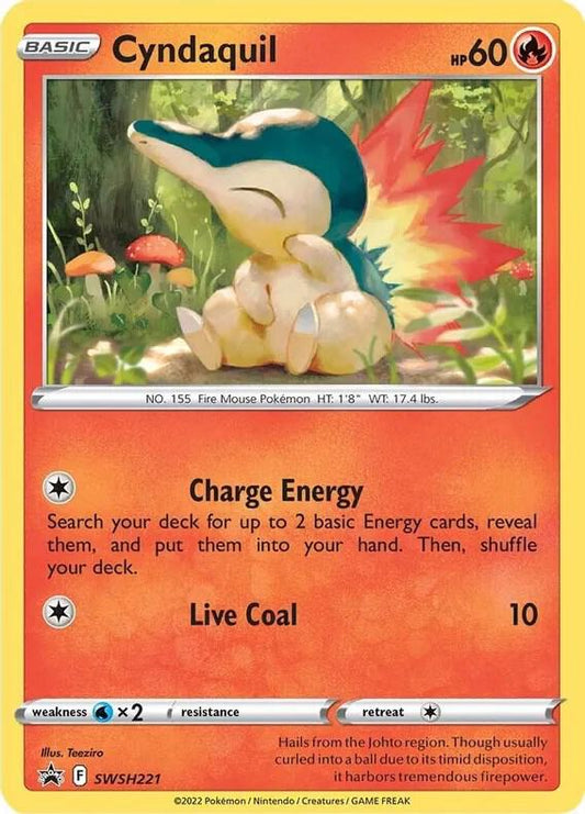 Cyndaquil - SWSH221 (Cosmos Holo) - SWSH221 Promo SWSH: Sword & Shield Promo Cards