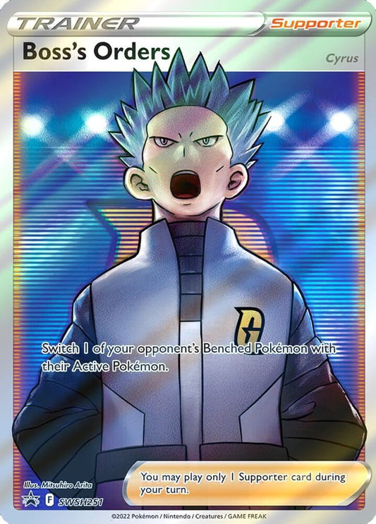 Boss's Orders (Full Art) - SWSH251 Promo SWSH: Sword & Shield Promo Cards