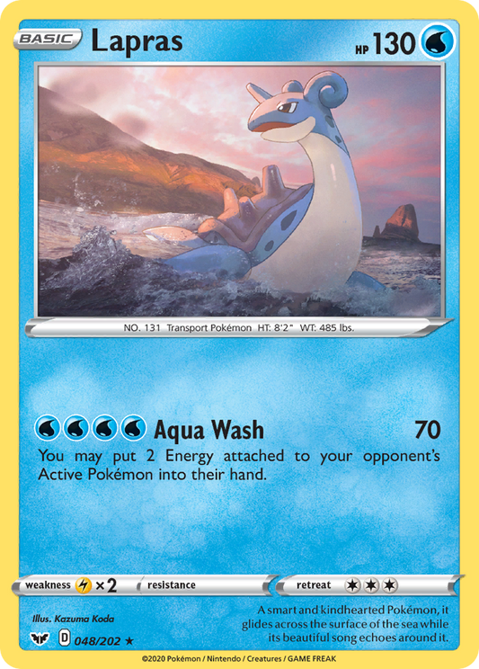 Lapras 048/202 Rare Sword & Shield