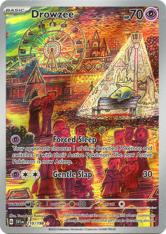 Drowzee - 210/198 Illustration Rare SV01: Scarlet & Violet Base Set