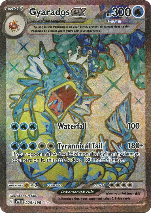 Gyarados ex - 225/198 225/198 Ultra Rare Scarlet & Violet Base Set Pokémon card