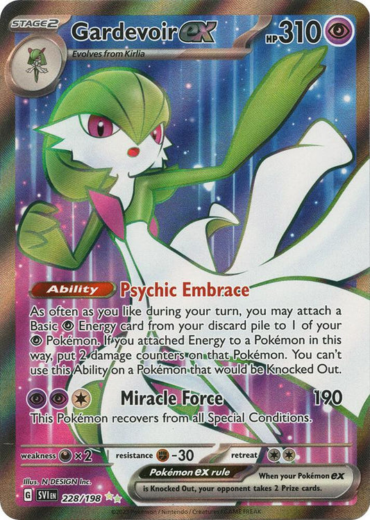 Gardevoir ex - 228/198 228/198 Ultra Rare Scarlet & Violet Base Set Pokémon card