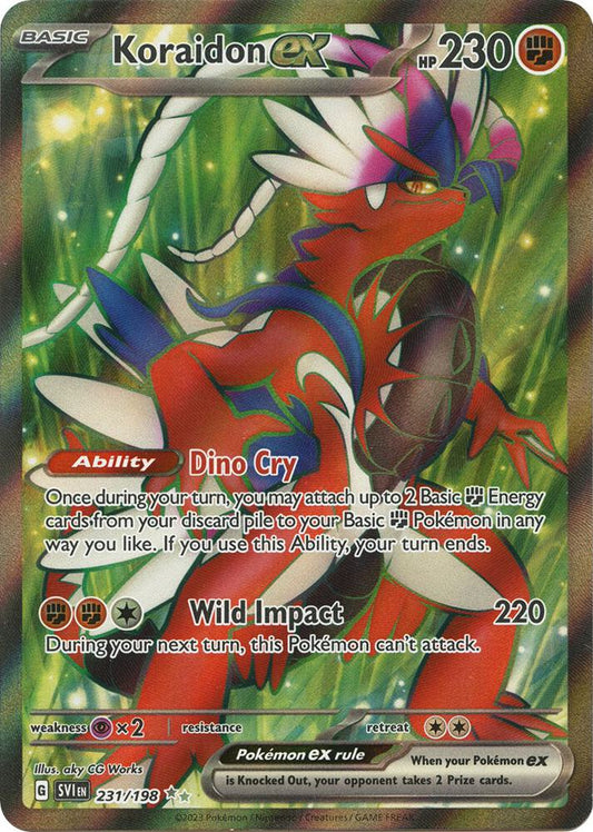 Koraidon ex - 231/198 231/198 Ultra Rare Scarlet & Violet Base Set Pokémon card