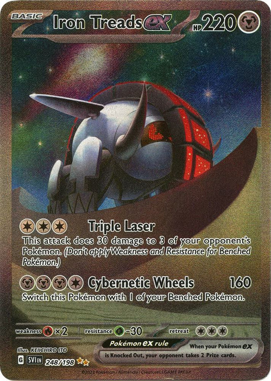 Iron Treads ex - 248/198 248/198 Special Illustration Rare Scarlet & Violet Base Set Pokémon card
