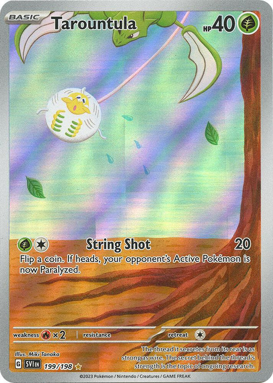 Tarountula - 199/198 199/198 Illustration Rare Scarlet & Violet Base Set Pokémon card