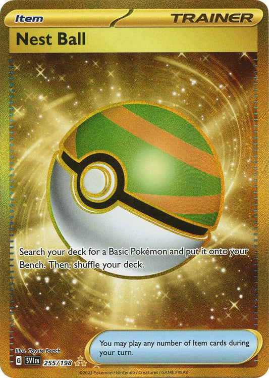 Nest Ball - 255/198 255/198 Hyper Rare Scarlet & Violet Base Set Pokémon card