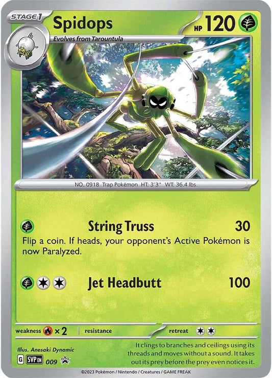 Spidops - 009 009 Promo Scarlet & Violet Promo Cards Pokémon card
