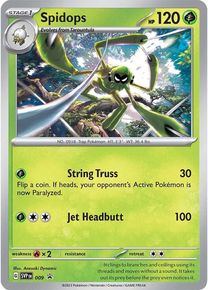 Spidops - 009 009 Promo Scarlet & Violet Promo Cards Pokémon card
