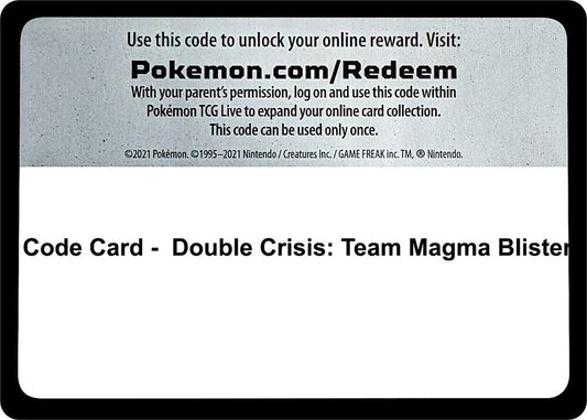 Code Card - Double Crisis: Team Magma Blister - Code Card World Championship Decks