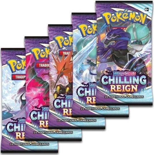Chilling Reign Booster Pack Art Bundle [Set of 5] - SWSH06: Chilling Reign