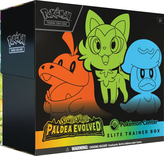 Paldea Evolved Pokemon Center Elite Trainer Box (Exclusive) - SV02: Paldea Evolved