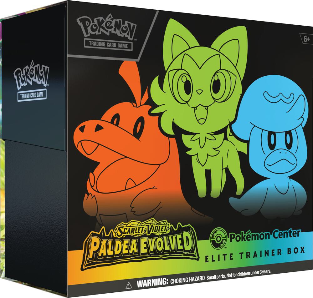 Paldea Evolved Pokemon Center Elite Trainer Box (Exclusive) Pokémon card