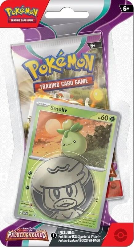 Paldea Evolved Single Pack Blister [Smoliv] Pokémon card
