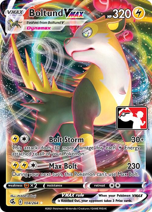 Boltund VMAX - 104/264 Ultra Rare Prize Pack Series Cards