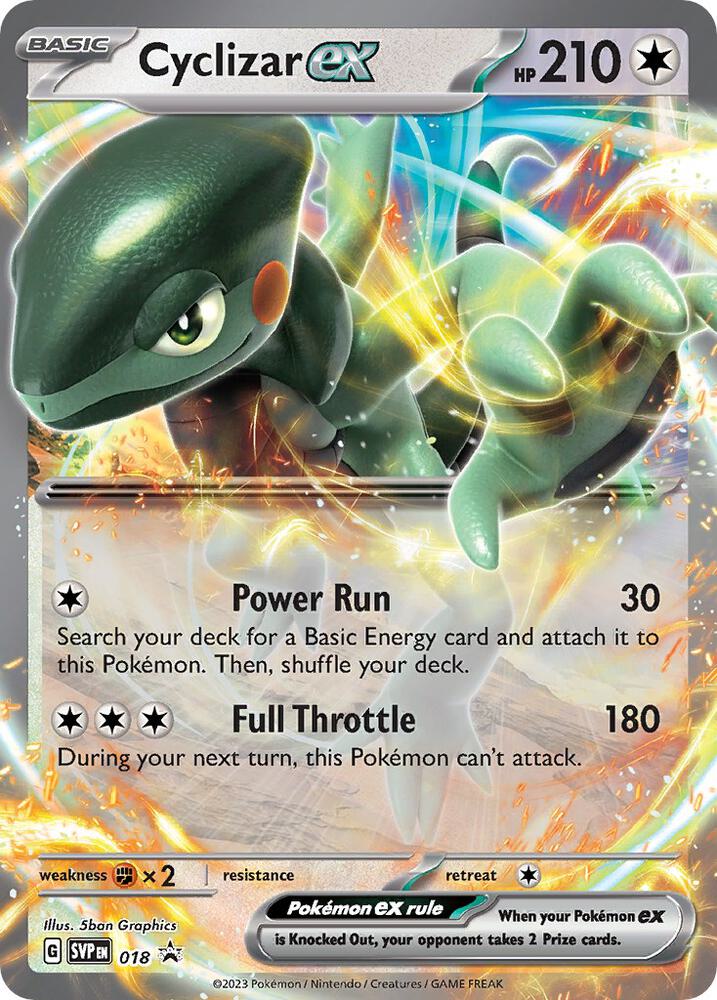 Cyclizar ex - 018 - 018 Promo SV: Scarlet & Violet Promo Cards