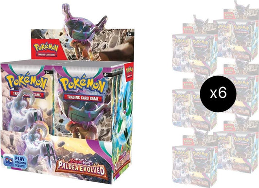 Paldea Evolved Booster Box Case Pokémon card