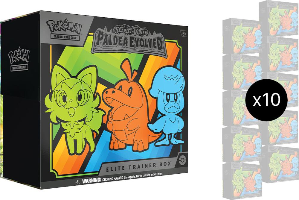 Paldea Evolved Elite Trainer Box Case - SV02: Paldea Evolved
