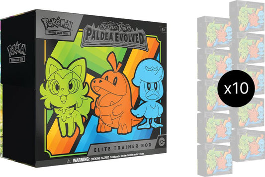 Paldea Evolved Elite Trainer Box Case - SV02: Paldea Evolved