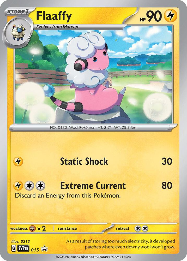 Flaaffy - 015 - 015 Promo SV: Scarlet & Violet Promo Cards