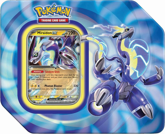 Paldea Legends Tin [Miraidon ex] (International Version) Miscellaneous Cards & Products Pokémon card