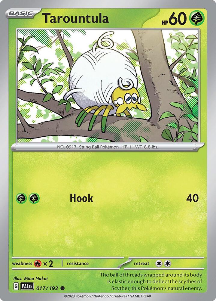 Tarountula - 017/193 017/193 Common Paldea Evolved Pokémon card
