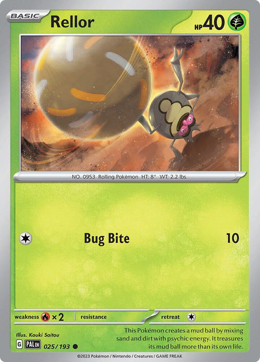 Rellor - 025/193 025/193 Common Paldea Evolved Pokémon card