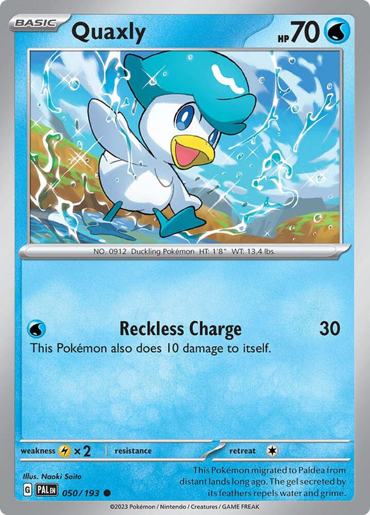 Quaxly - 050/193 050/193 Common Paldea Evolved Pokémon card